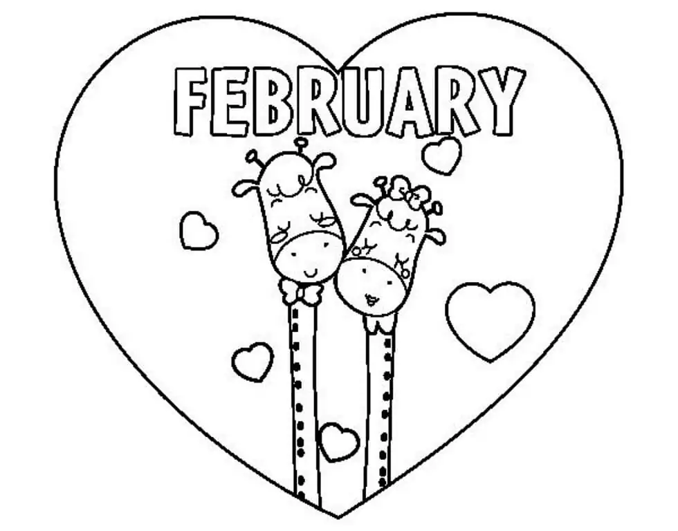 February Coloring Pages 15