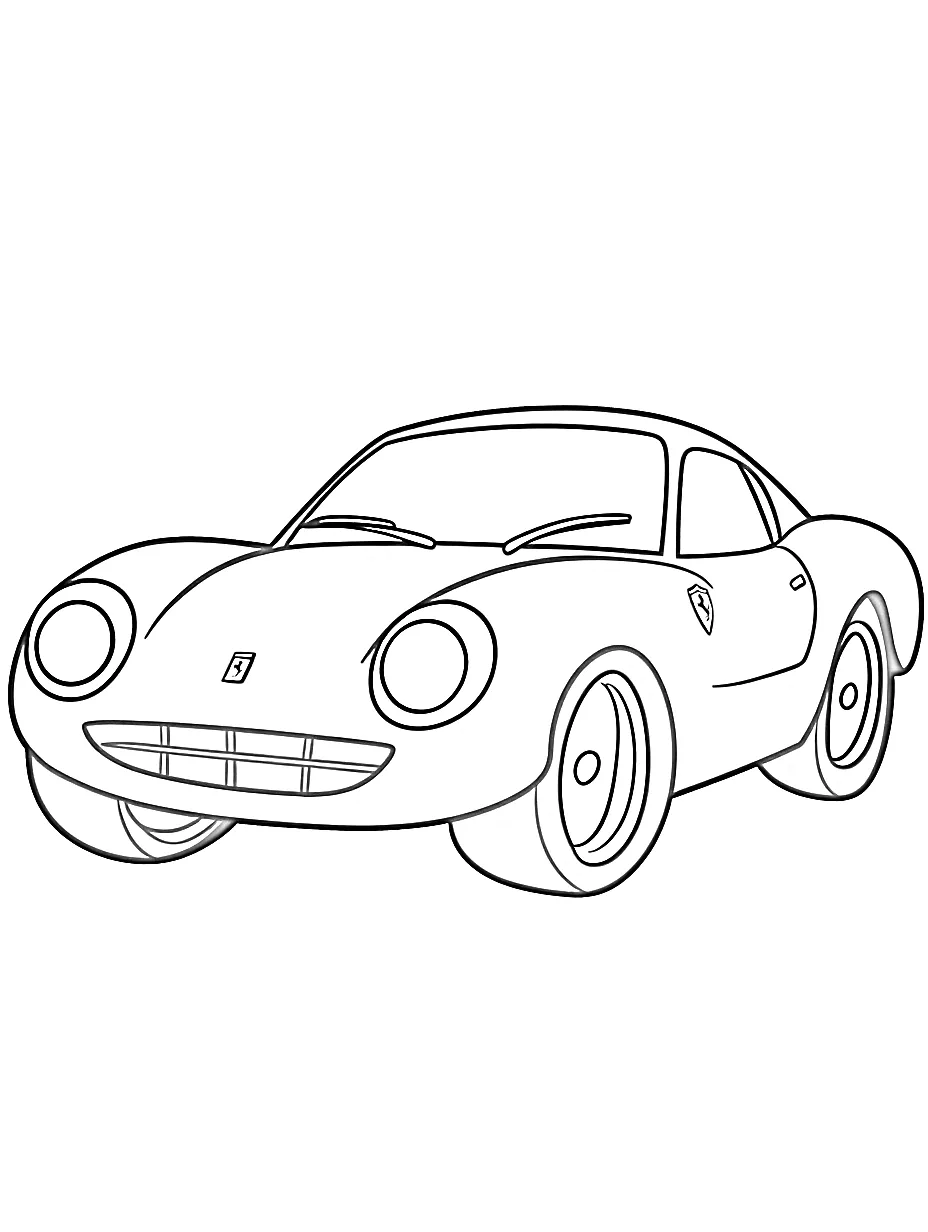Ferrari Para Colorir 22