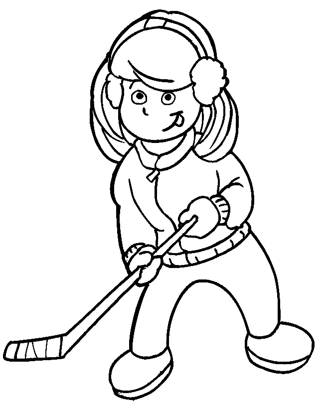 Feldhockey Ausmalbilder 14