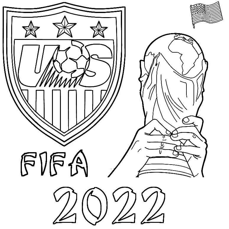 FIFA-Weltmeisterschaft 2022 Ausmalbilder 32