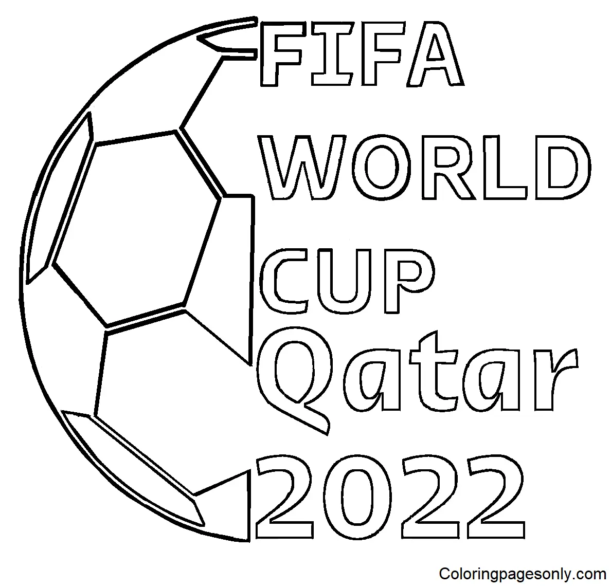 FIFA-Weltmeisterschaft 2022 Ausmalbilder 4