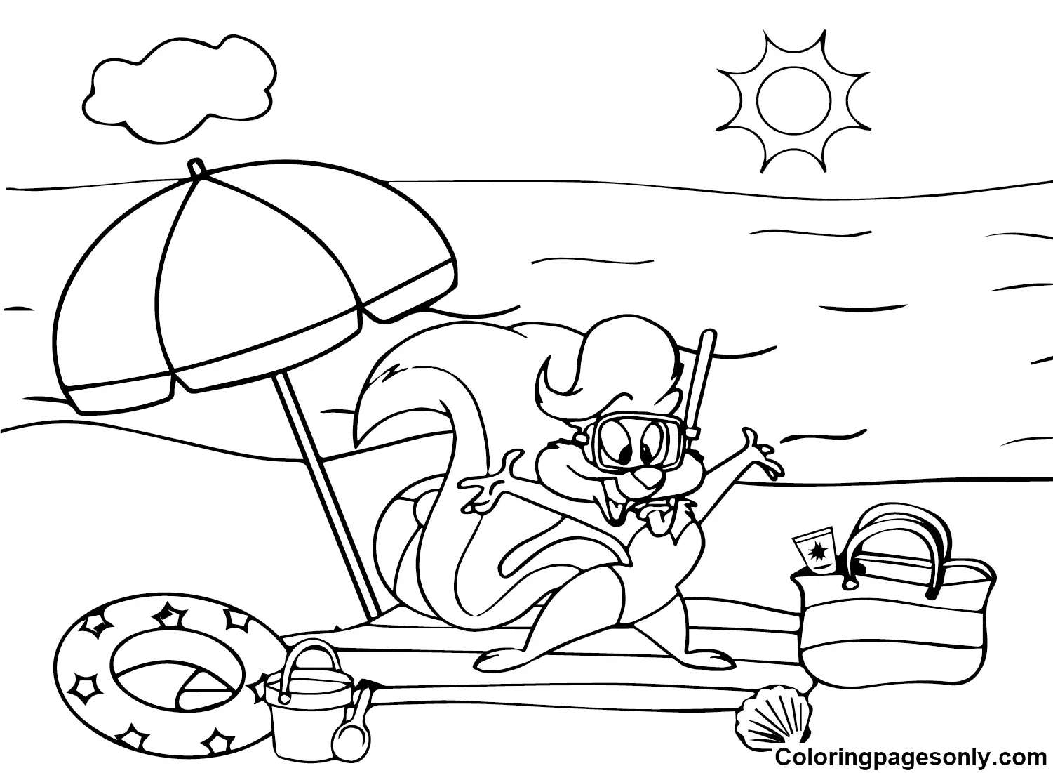 Fifi La Fume Coloring Pages 20