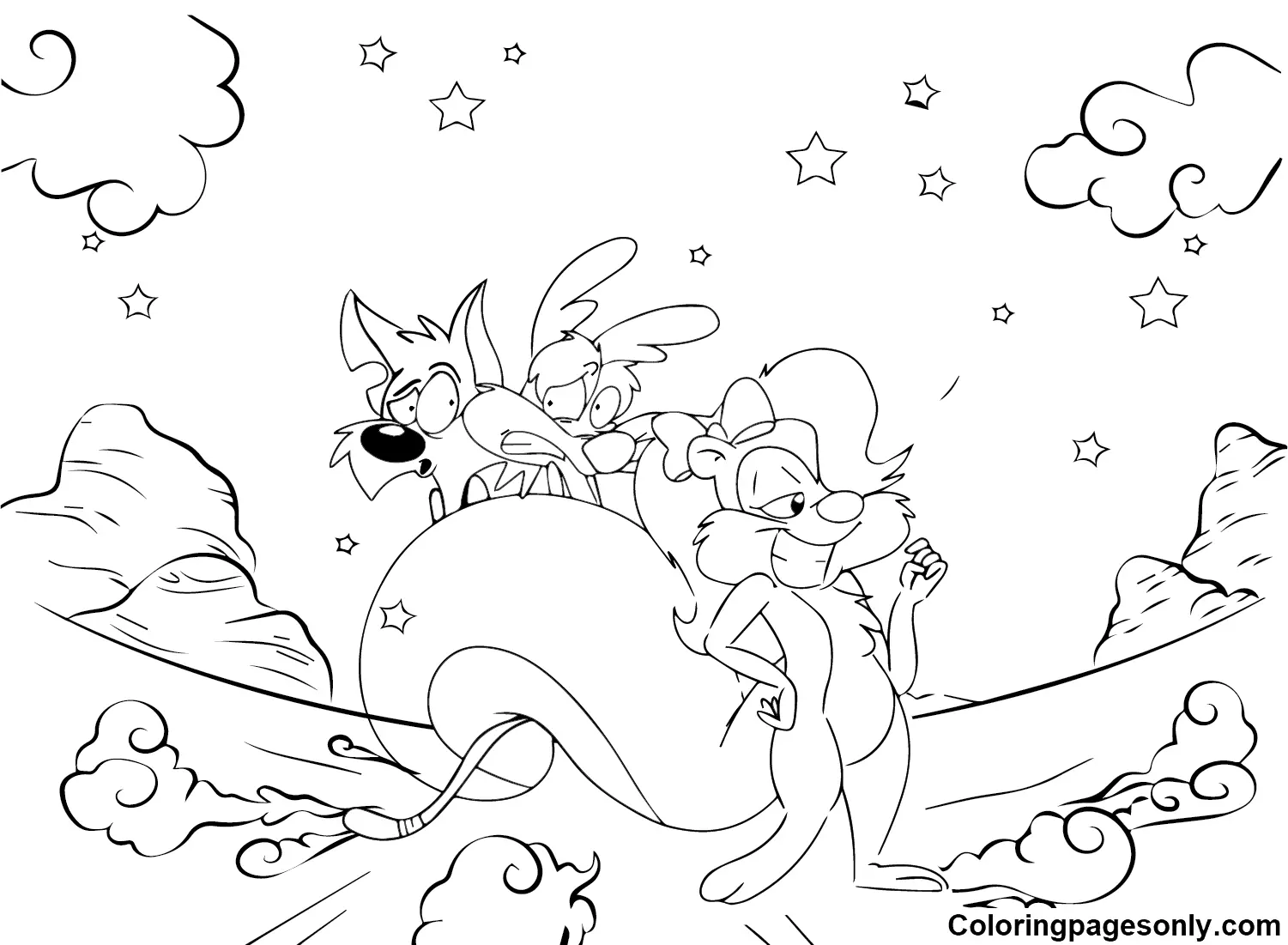 Fifi La Fume Coloring Pages 4