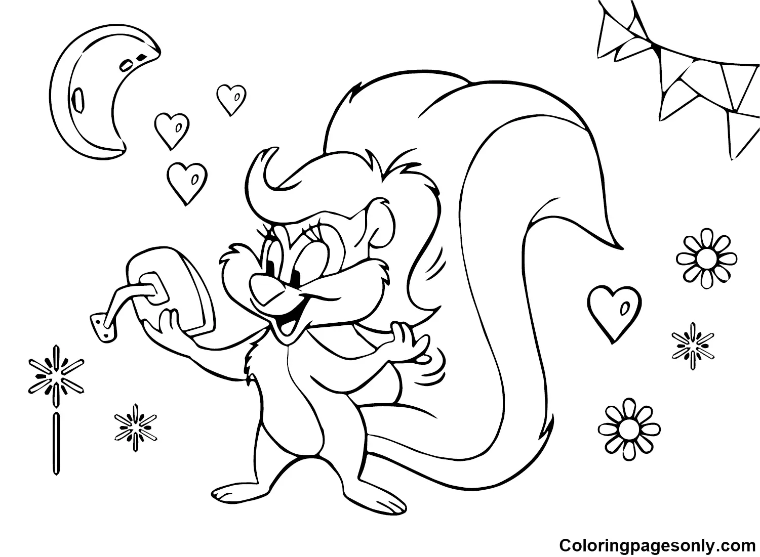 Fifi La Fume Coloring Pages 5