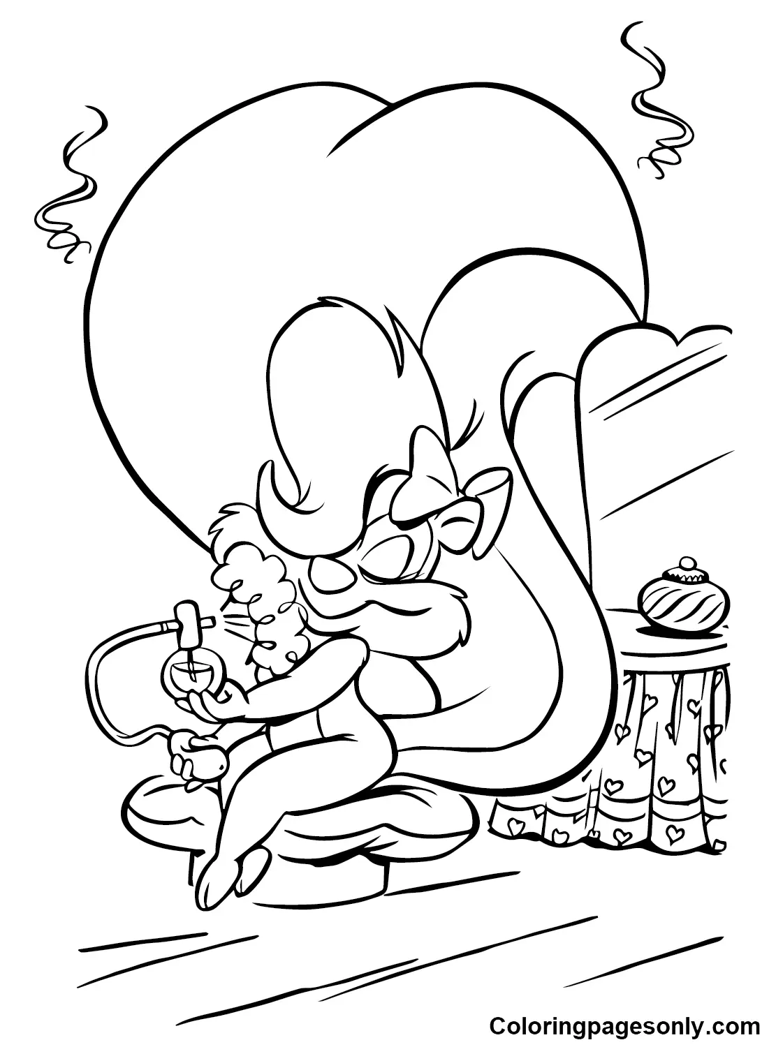 Fifi La Fume Coloring Pages 9