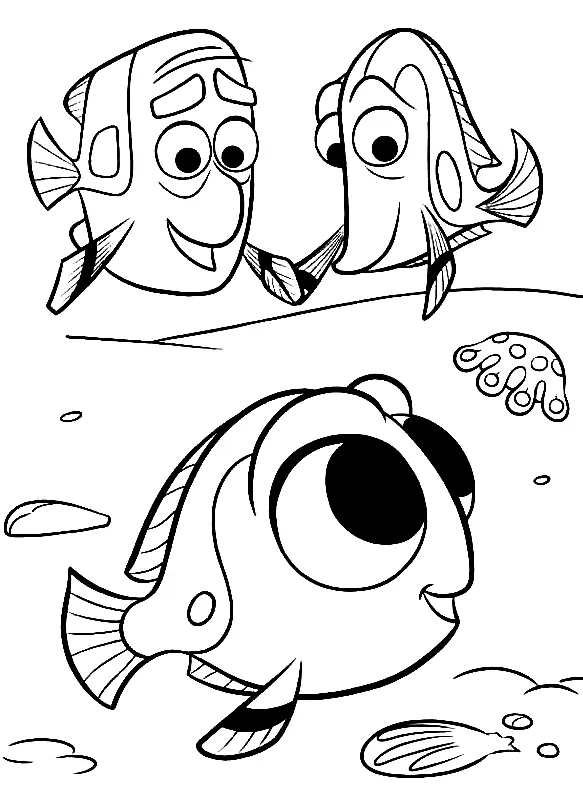 Finding Dory Ausmalbilder 12
