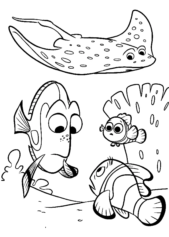 Finding Dory Ausmalbilder 14