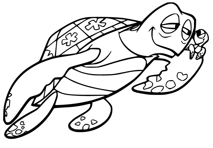 Finding Nemo Coloring Pages 17
