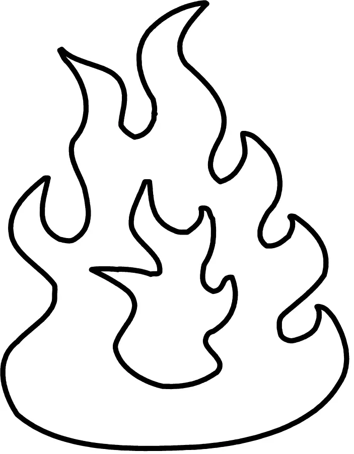 Feuer Ausmalbilder 12