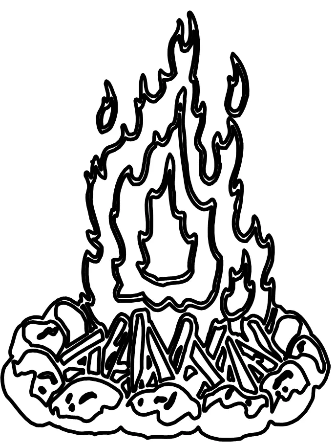 Feuer Ausmalbilder 15