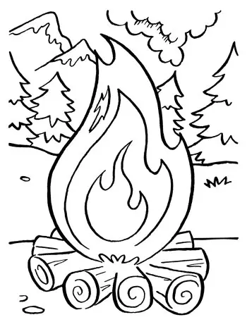 Feuer Ausmalbilder 27