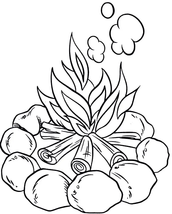 Feuer Ausmalbilder 29