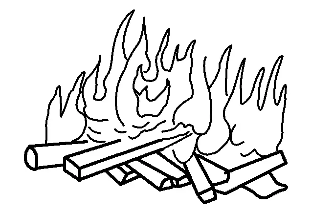 Feuer Ausmalbilder 33