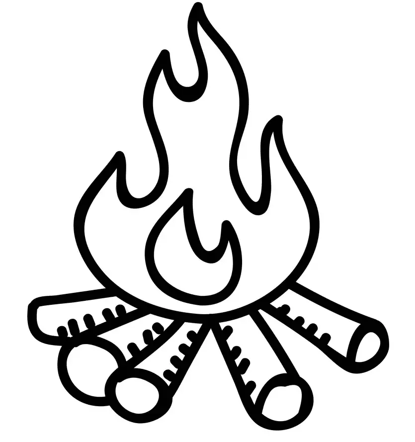 Feuer Ausmalbilder 4