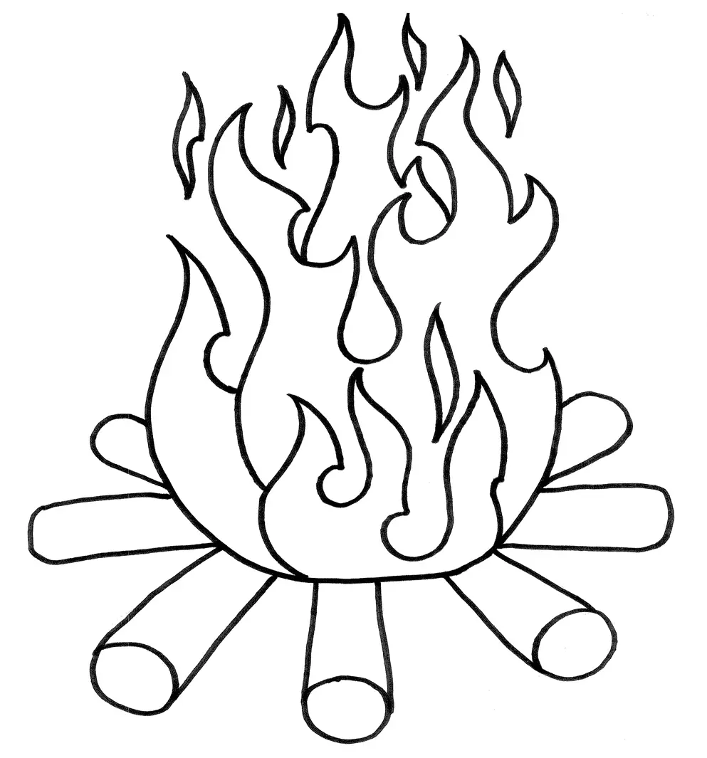 Feuer Ausmalbilder 6