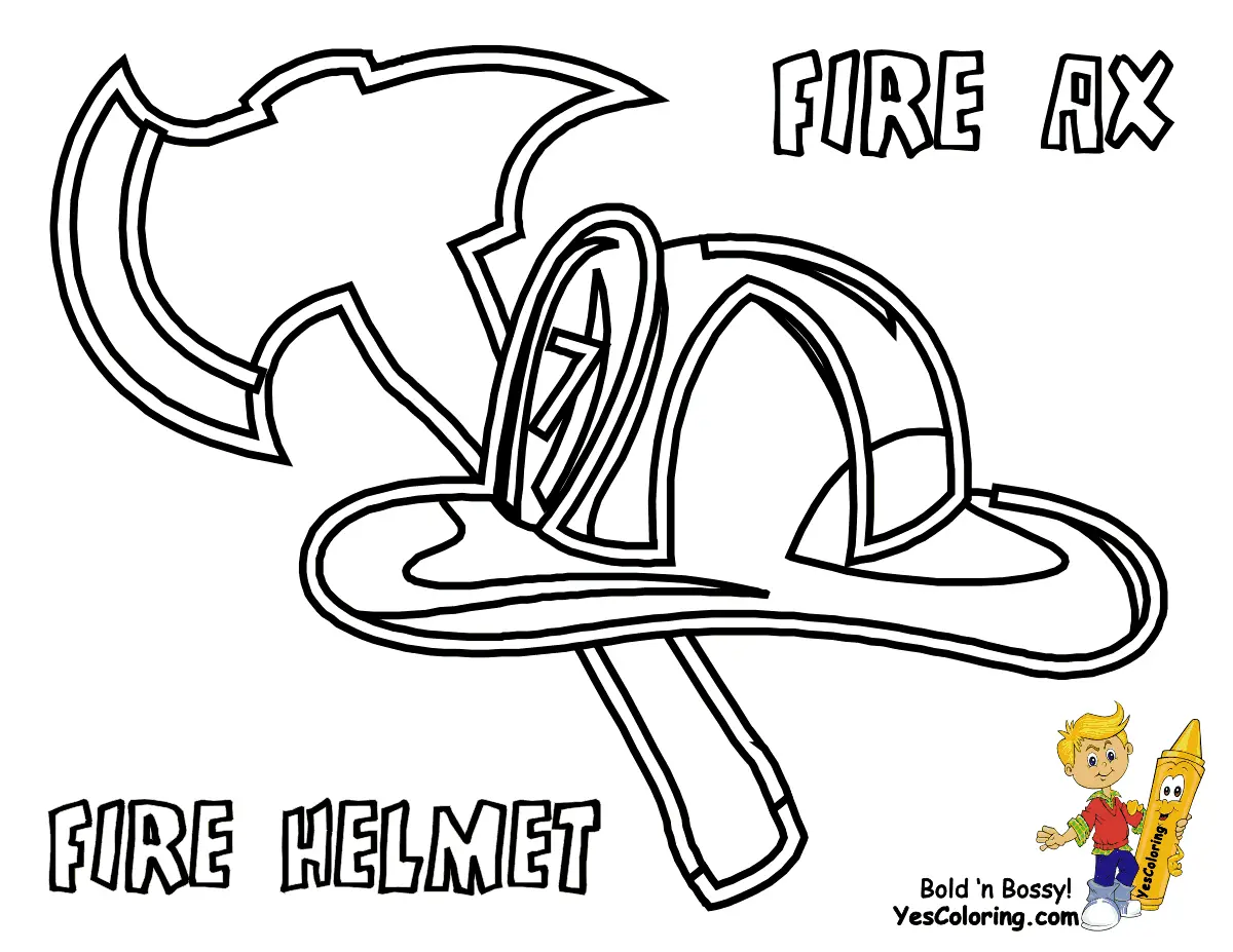 Camiones De Bomberos Para Colorear 42