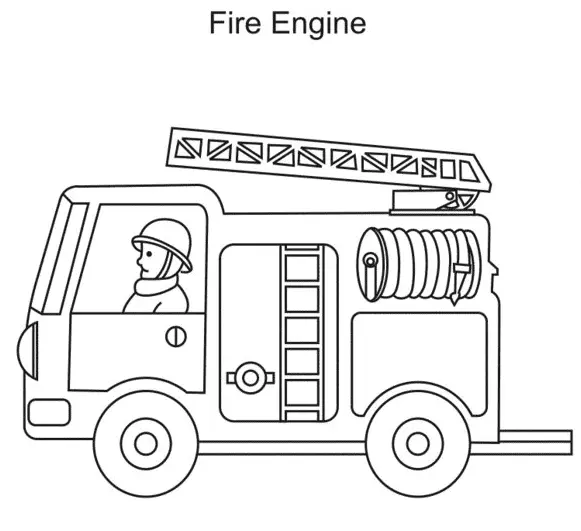 Camiones De Bomberos Para Colorear 48