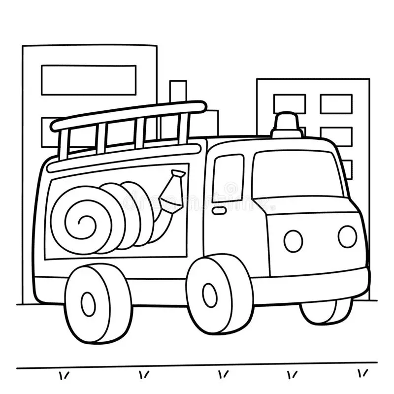 Camiones De Bomberos Para Colorear 49