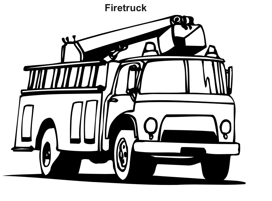 Camiones De Bomberos Para Colorear 55