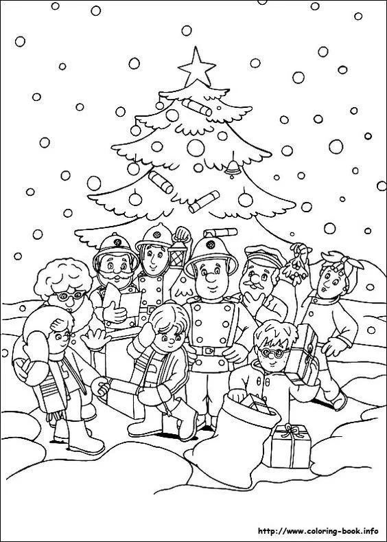Bombero Para Colorear 46