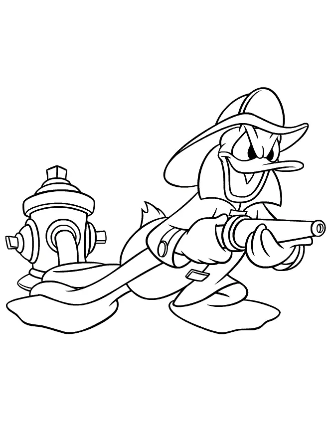 Bombero Para Colorear 79