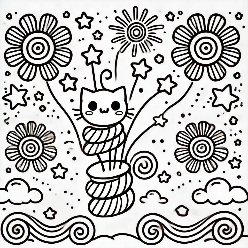 Fireworks coloring pages 52
