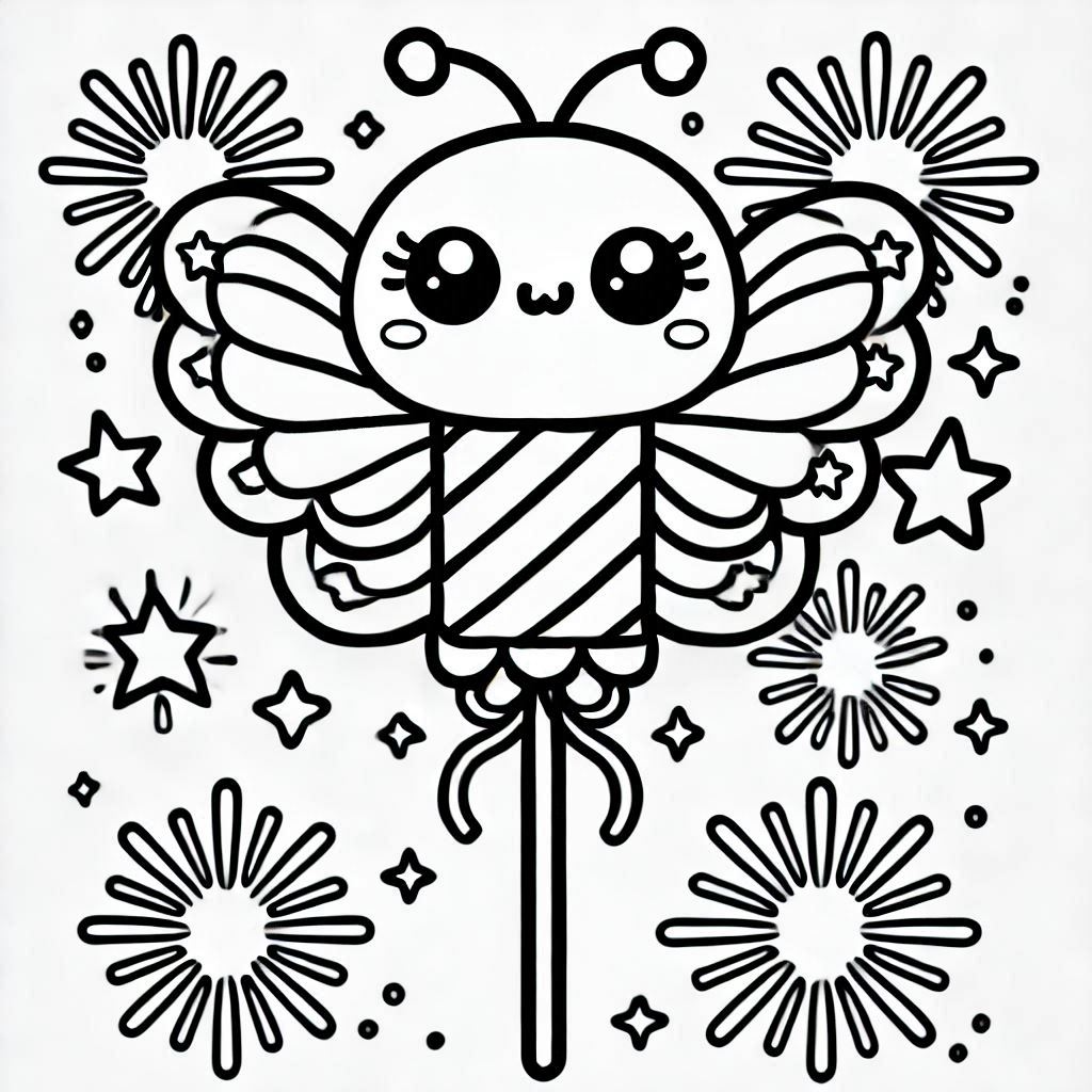 Fireworks coloring pages 56