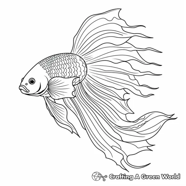 Peixes para Colorear 1