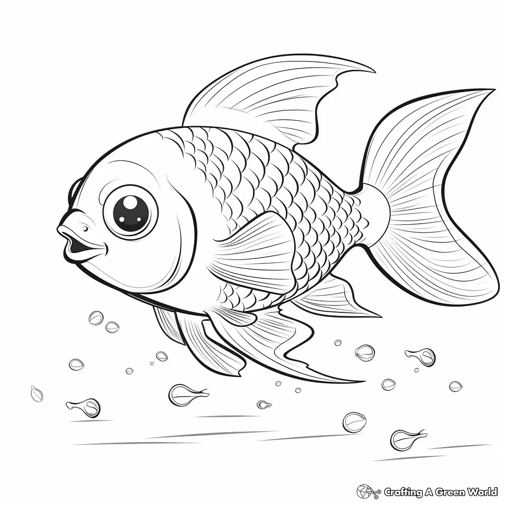 Peixes para Colorear 29