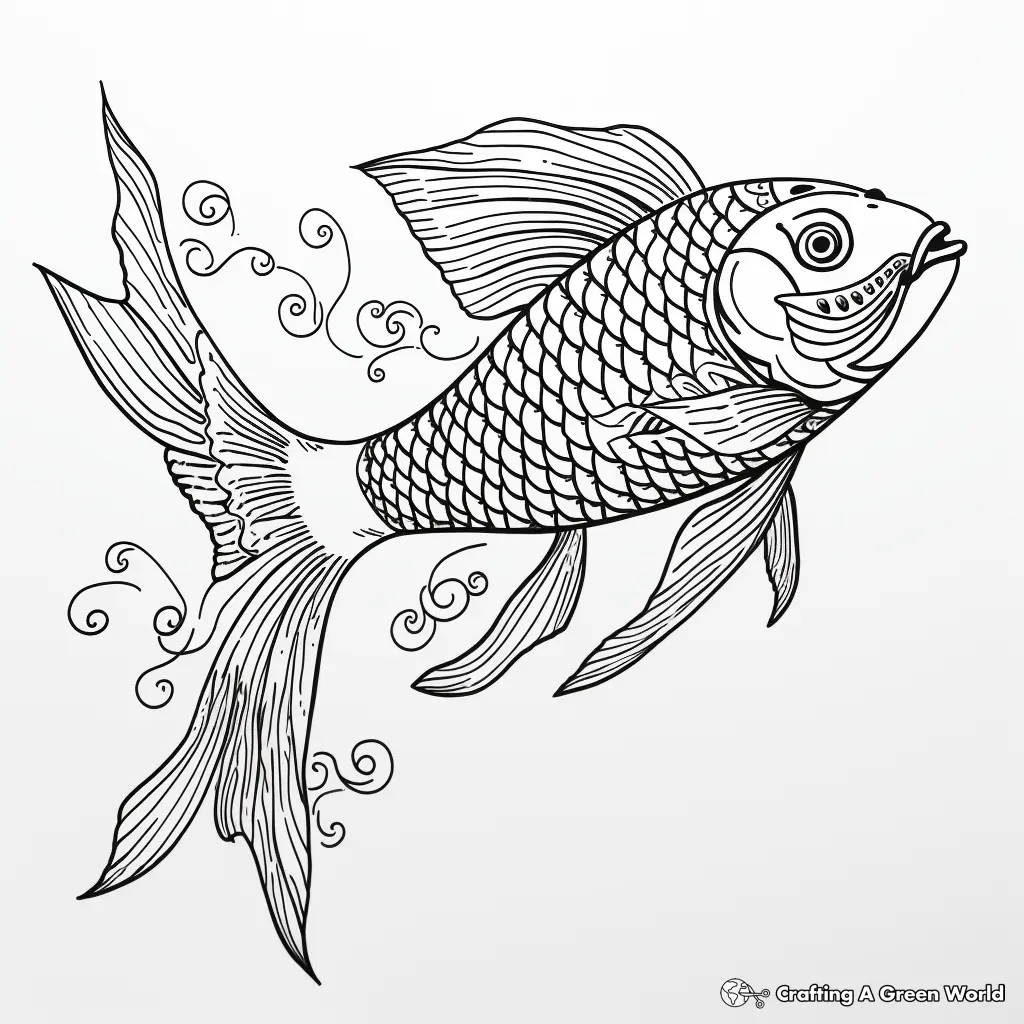 Peixes para Colorear 37