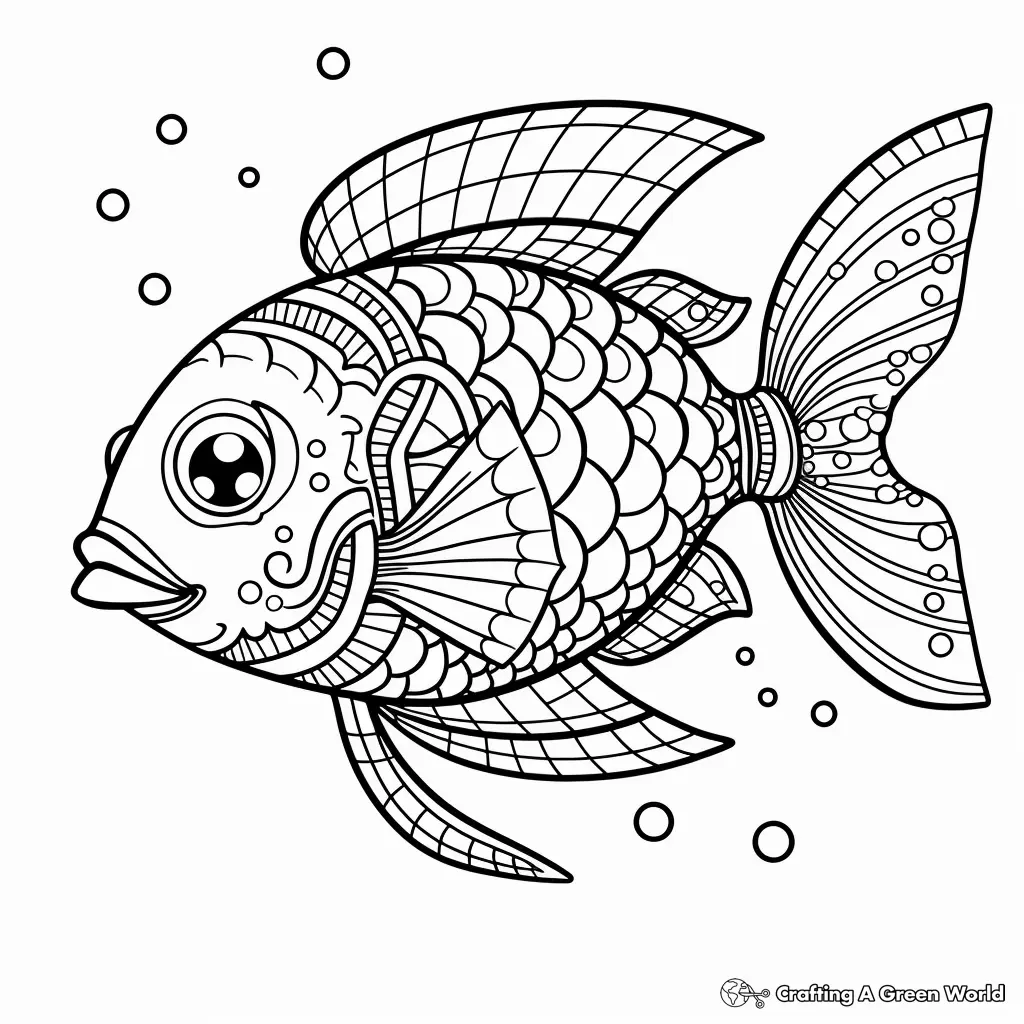 Peixes para Colorear 66