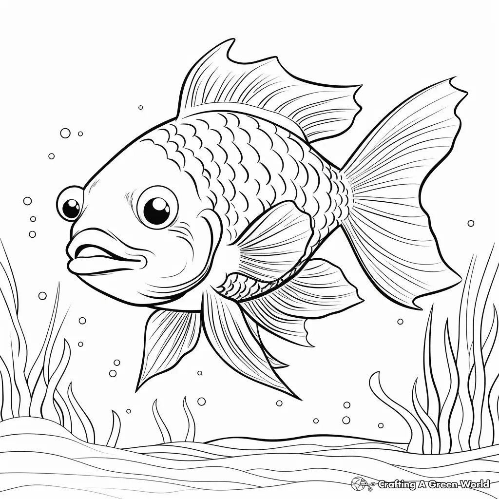 Peixes para Colorear 8