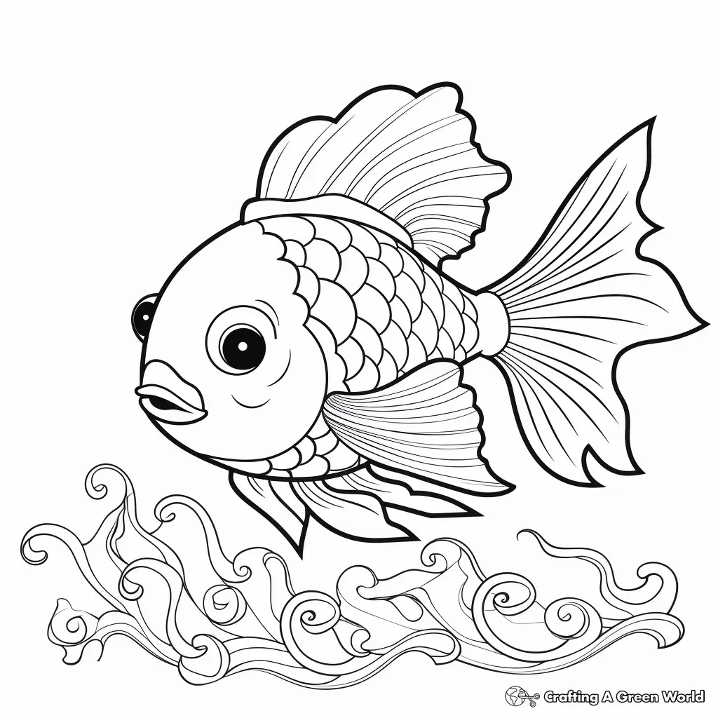 Peixes para Colorear 9