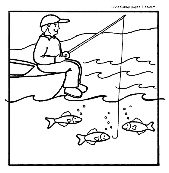 Fishing Coloring Pages 10