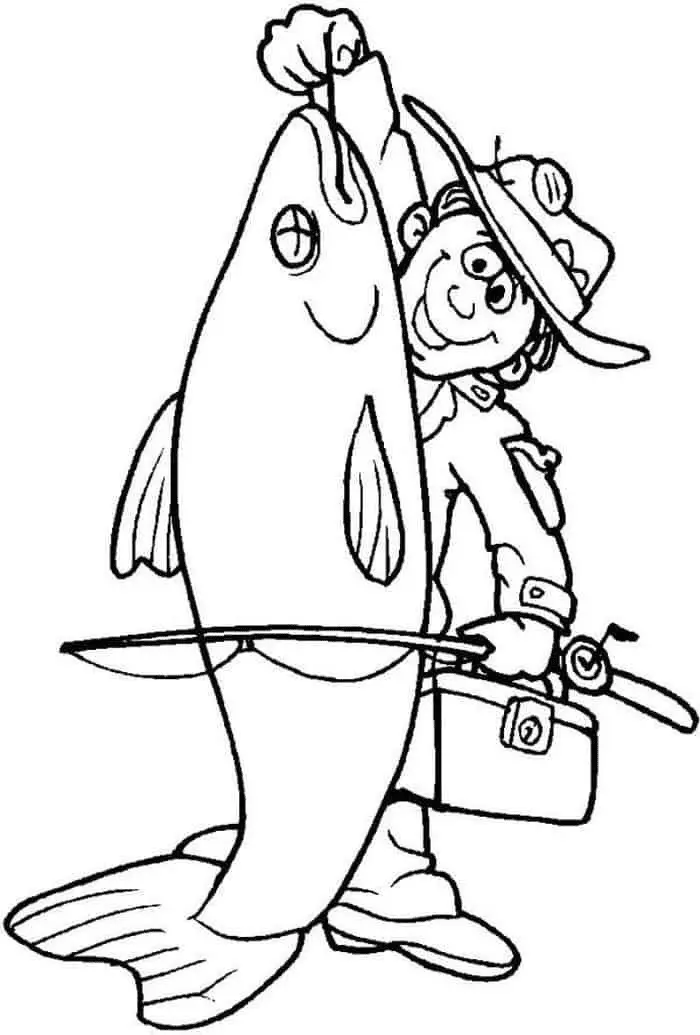 Fishing Coloring Pages 13