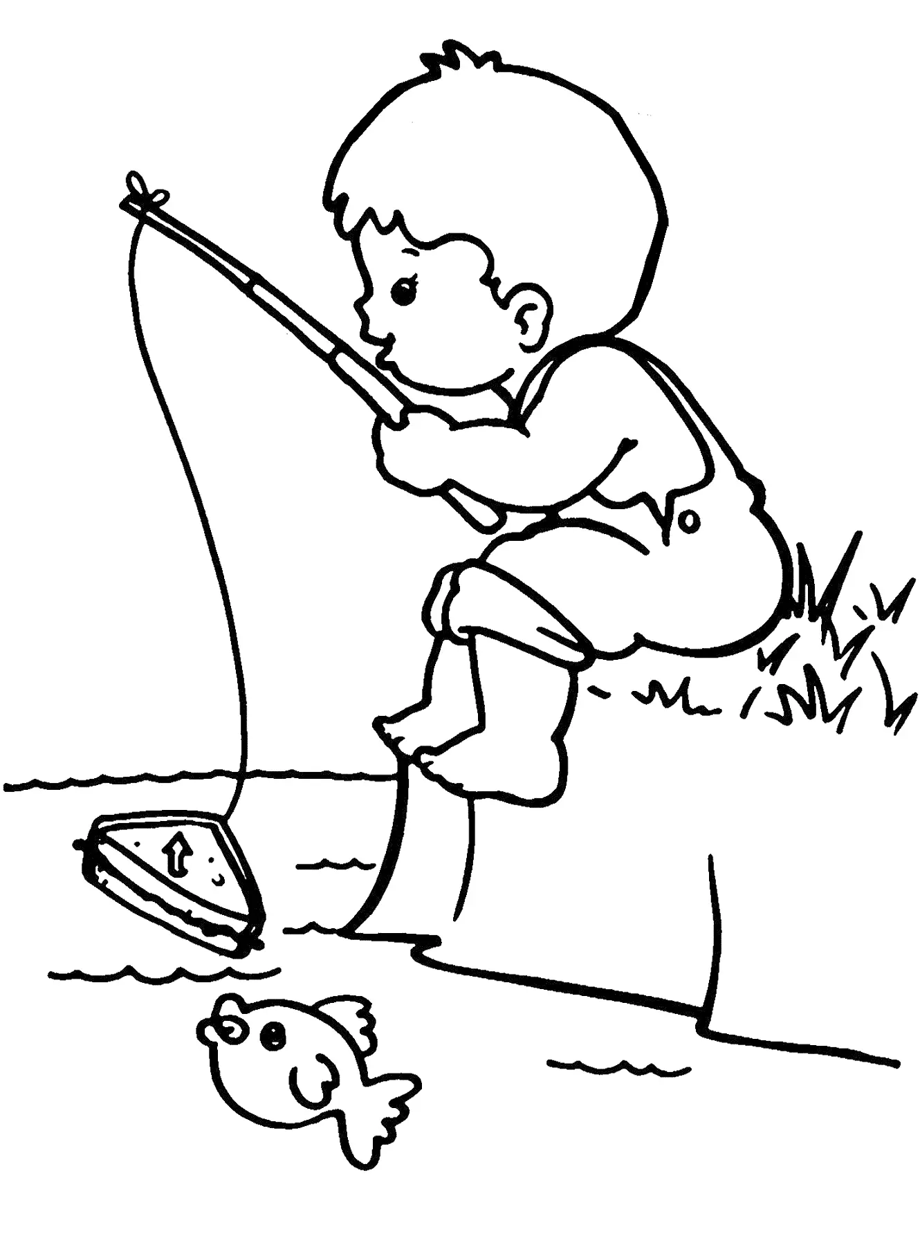 Fishing Coloring Pages 19