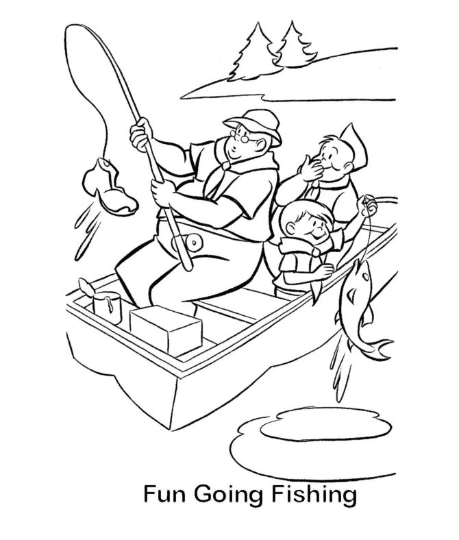 Fishing Coloring Pages 30