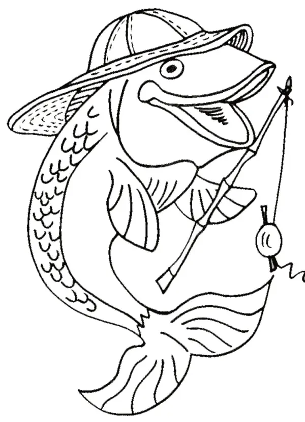 Fishing Coloring Pages 8