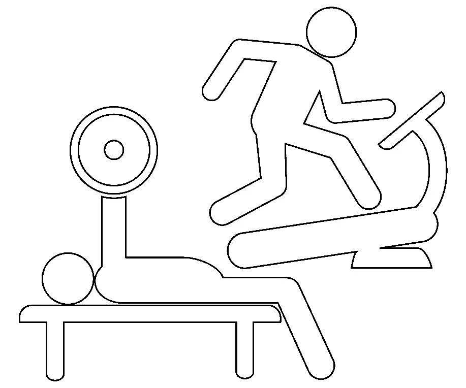 Fitness Coloring Pages 14