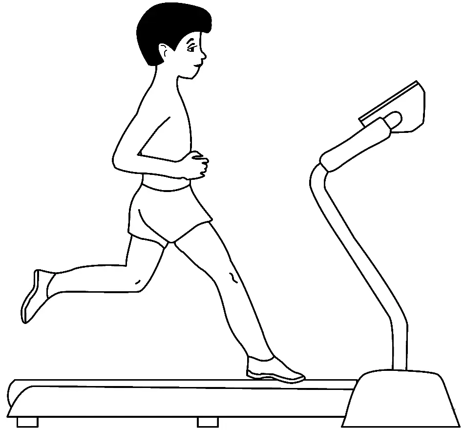 Fitness Coloring Pages 28