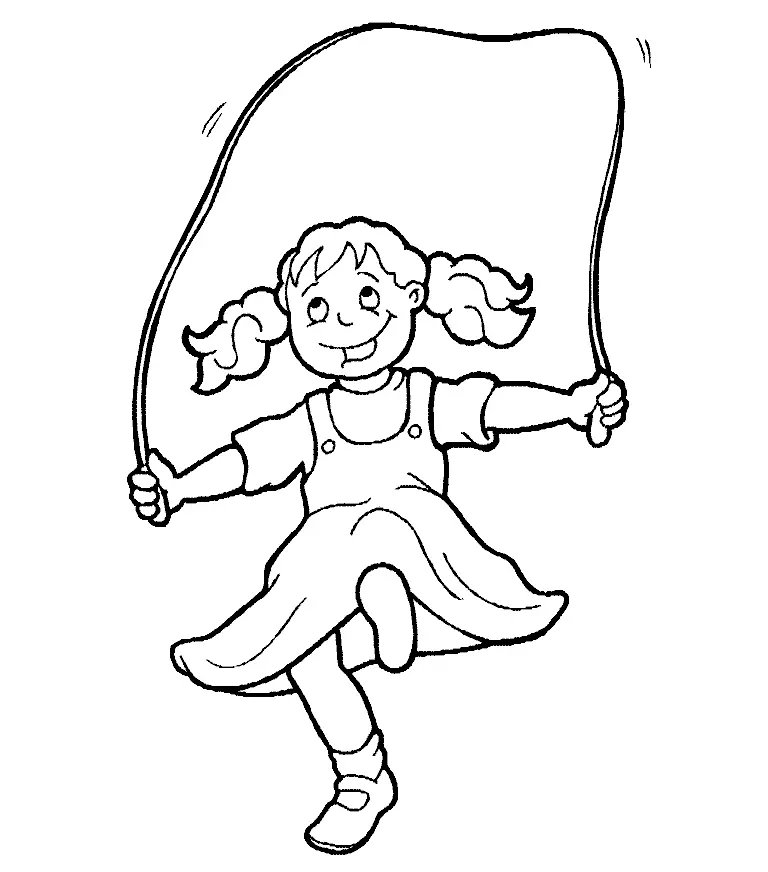 Fitness Coloring Pages 7