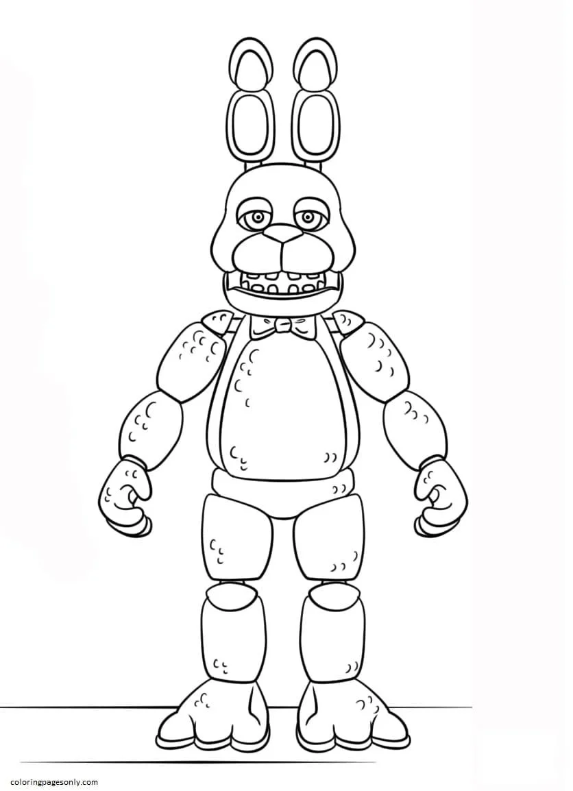 Five Nights At Freddy s Coloring Pages 19
