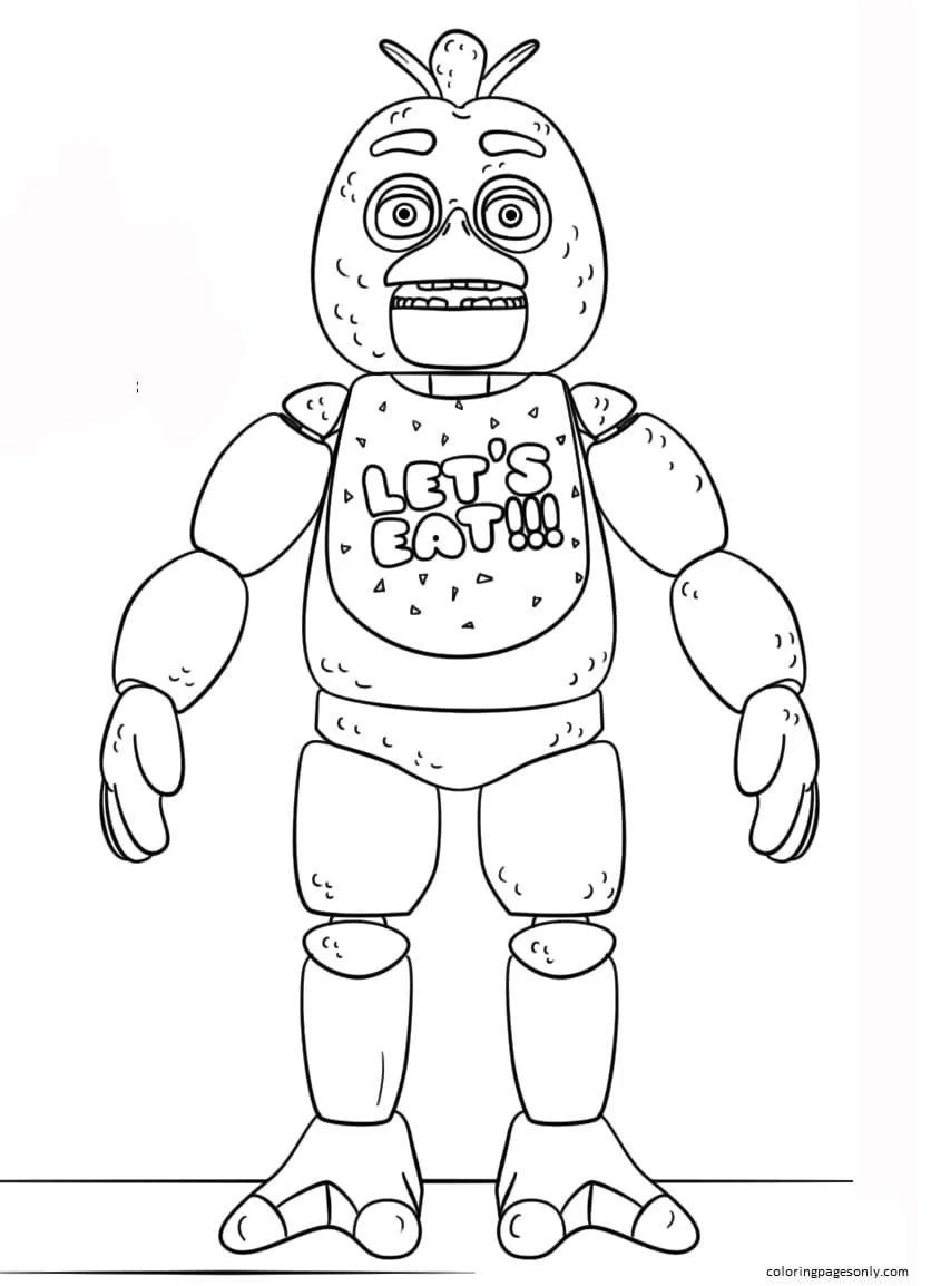Five Nights At Freddy s Coloring Pages 24