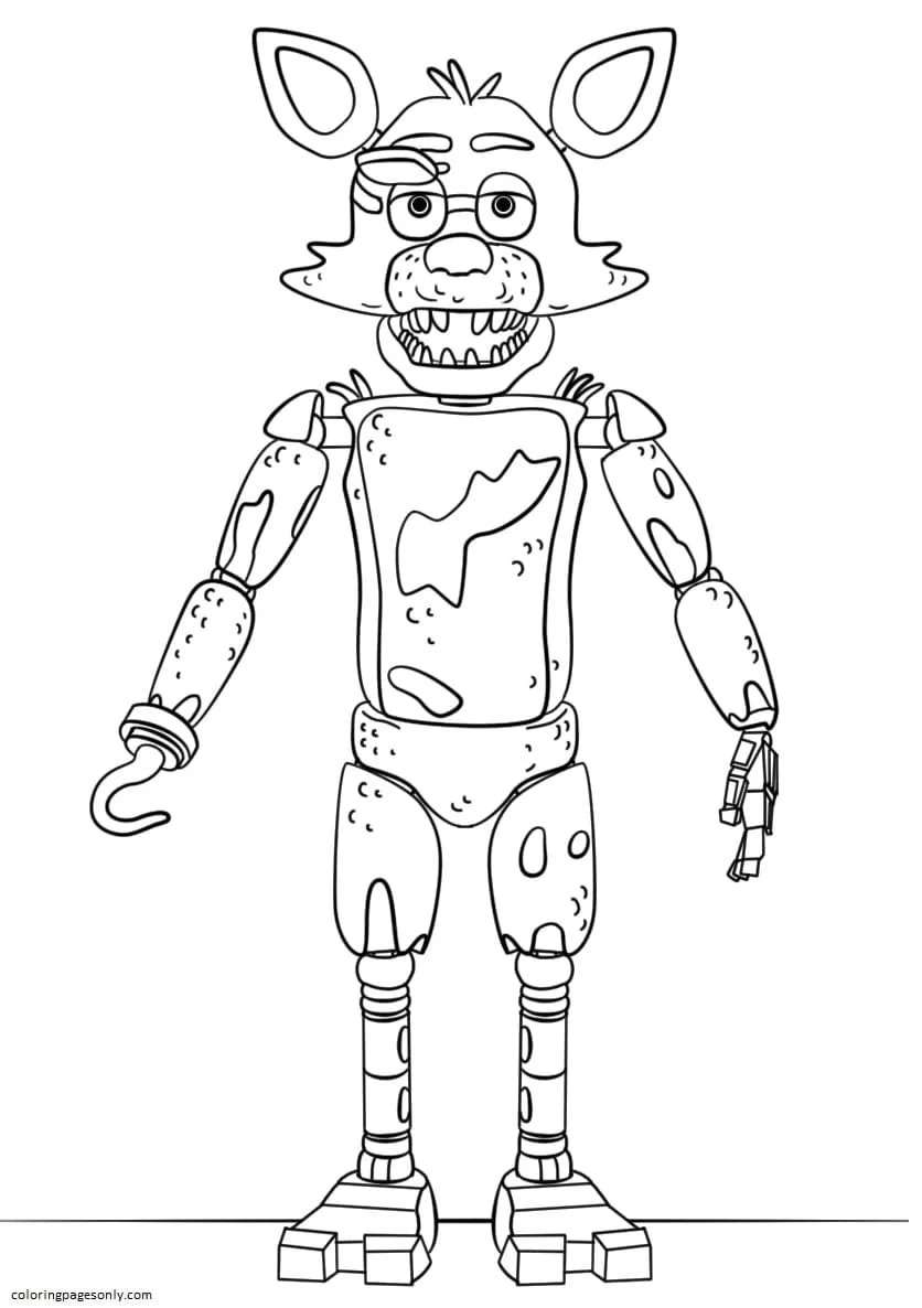 Five Nights At Freddy s Coloring Pages 26