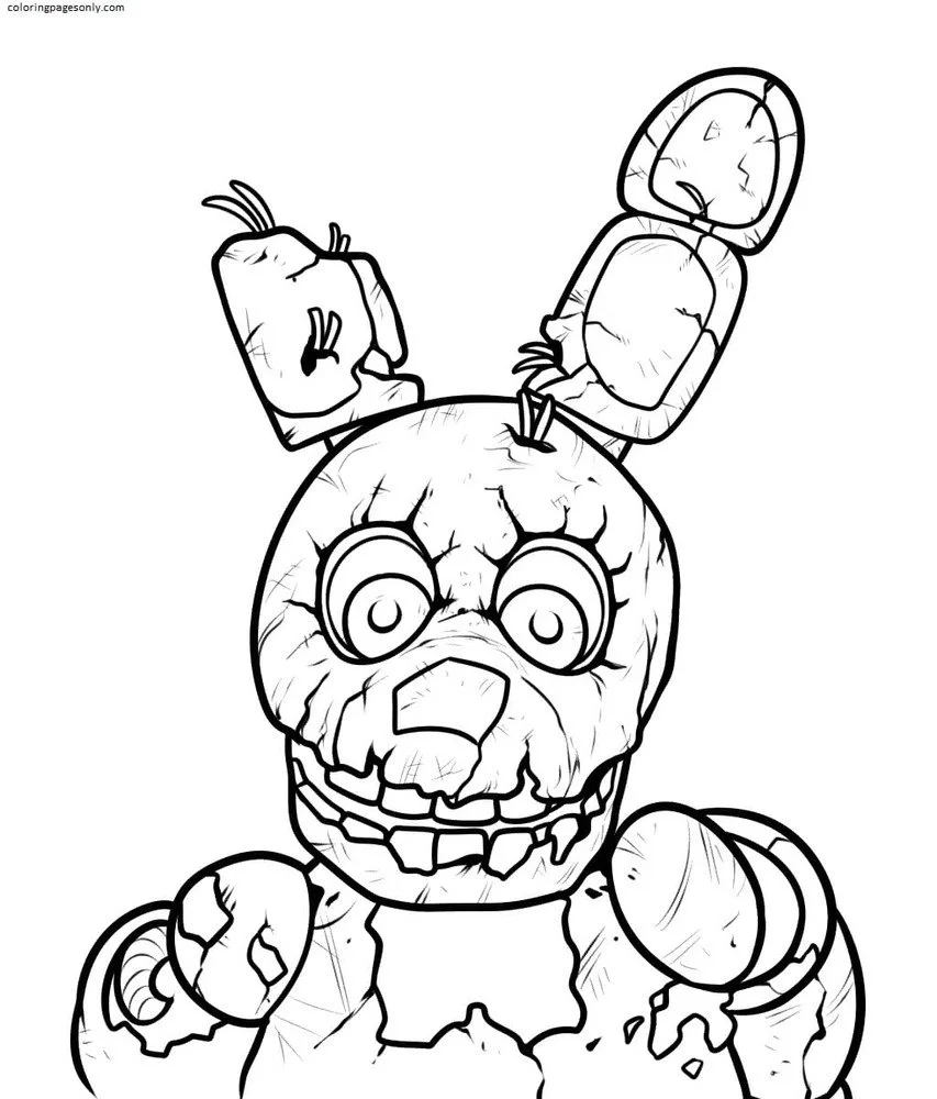 Five Nights At Freddy s Coloring Pages 3