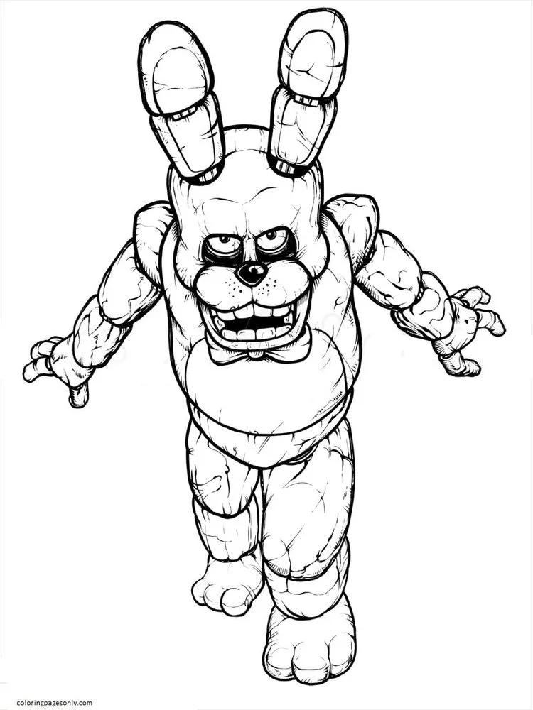 Five Nights At Freddy s Coloring Pages 32