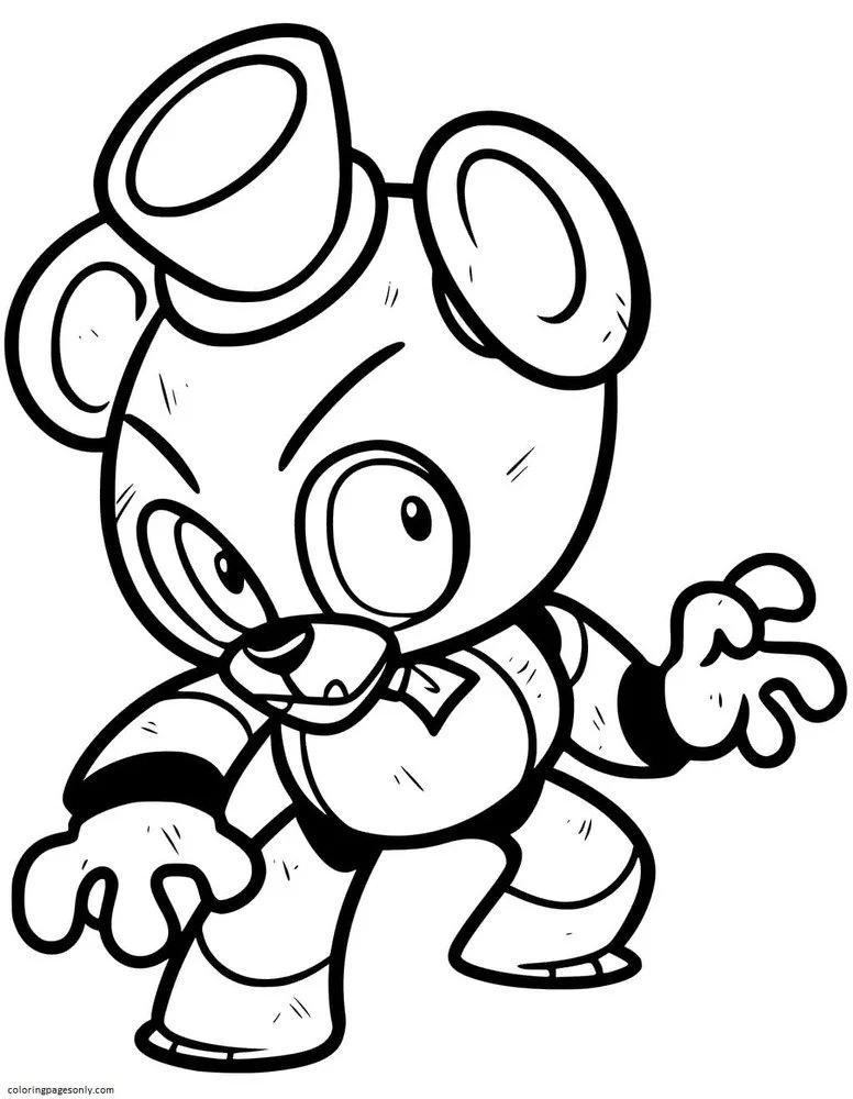 Five Nights At Freddy s Coloring Pages 33