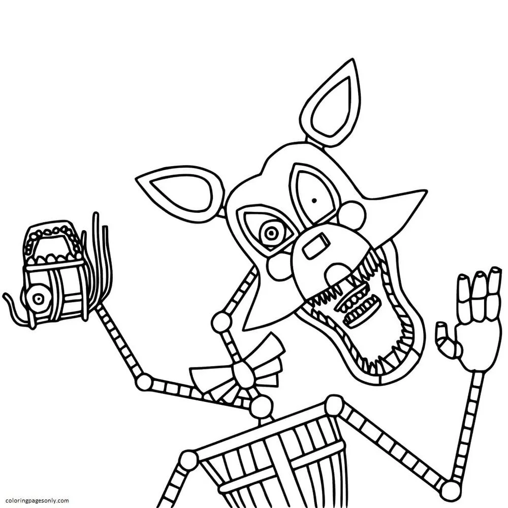 Five Nights At Freddy s Coloring Pages 38