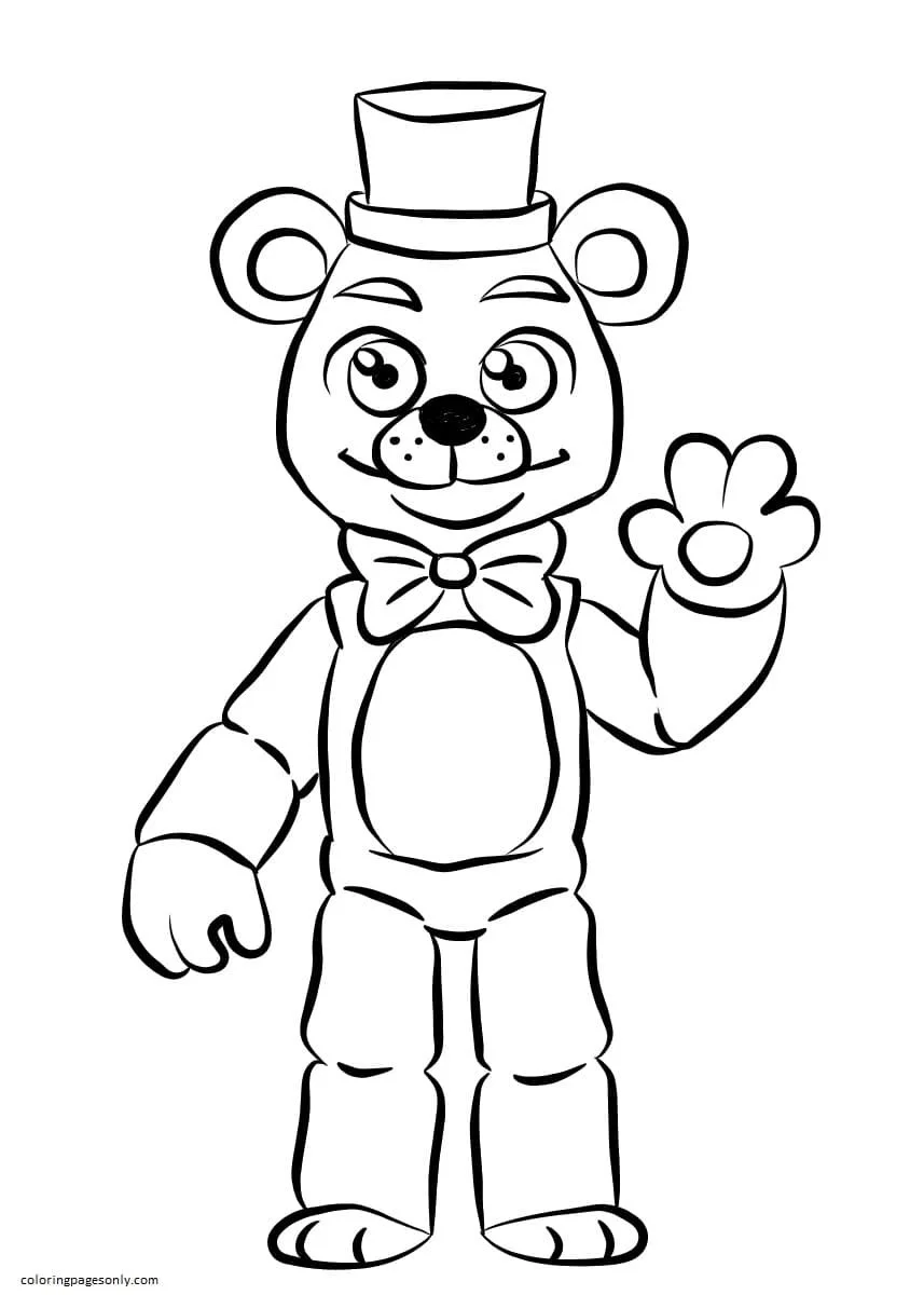 Five Nights At Freddy s Coloring Pages 42