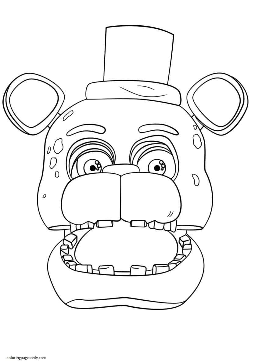 Five Nights At Freddy s Coloring Pages 48